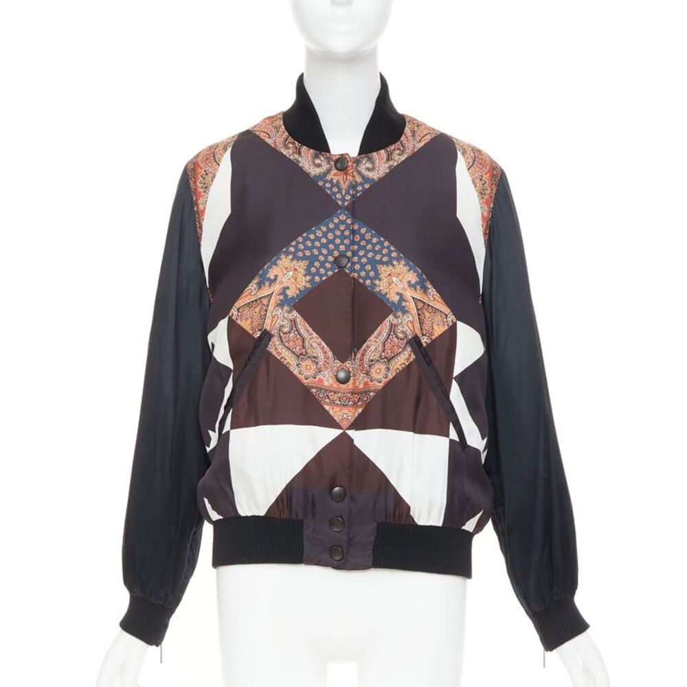 Givenchy 2013 Silk Teddy Bomber Jacket